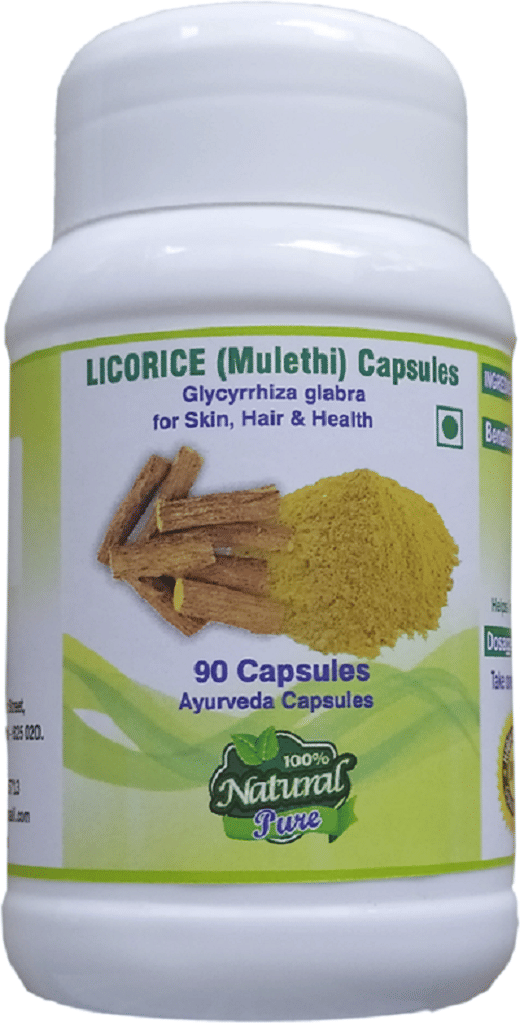 Biomed Licorice (Mulethi) Capsules, 800 Mg Capsule 90 No.S Pack of 1