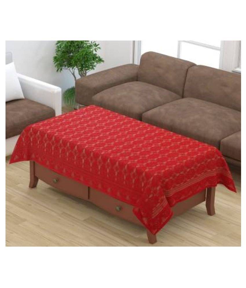     			Maroon Cotton Table Cover (Pack of 1)