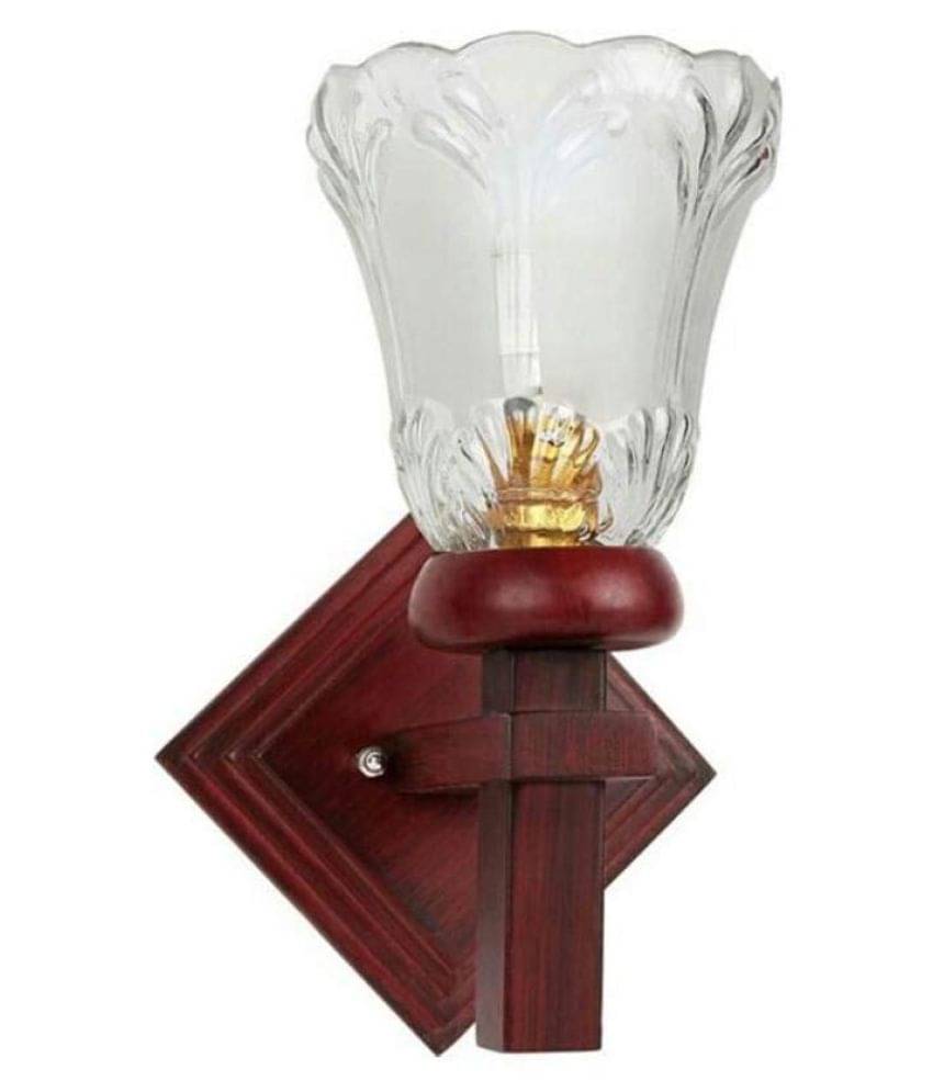 AFAST Decorative & Designer Wood Wall Light White - Pack of 1 AFAST Decorative & Designer Wood Wall Light White - Pack of 1