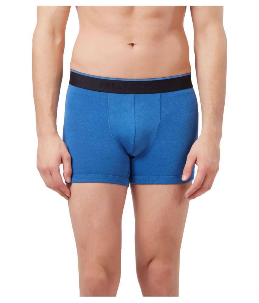 Fruit Of The Loom Blue Trunk Single Fruit Of The Loom Blue Trunk Single