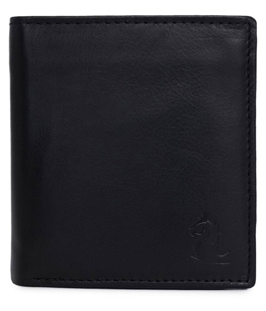     			Kara Leather Black Formal Short Wallet