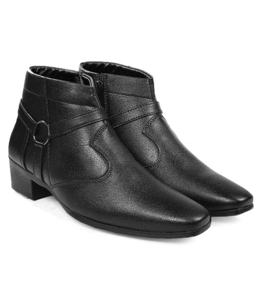     			ZXYZO Black Formal Boot