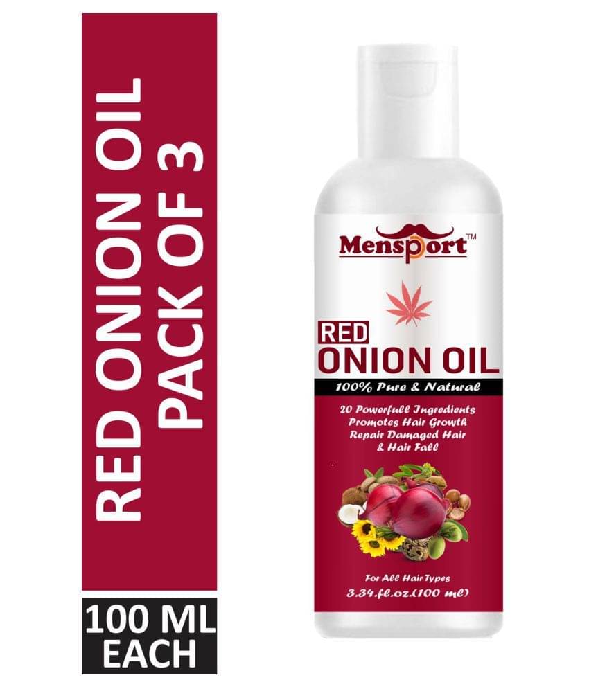     			Mensport RED ONION OIL- Hair Regrowth Oil 100 mL