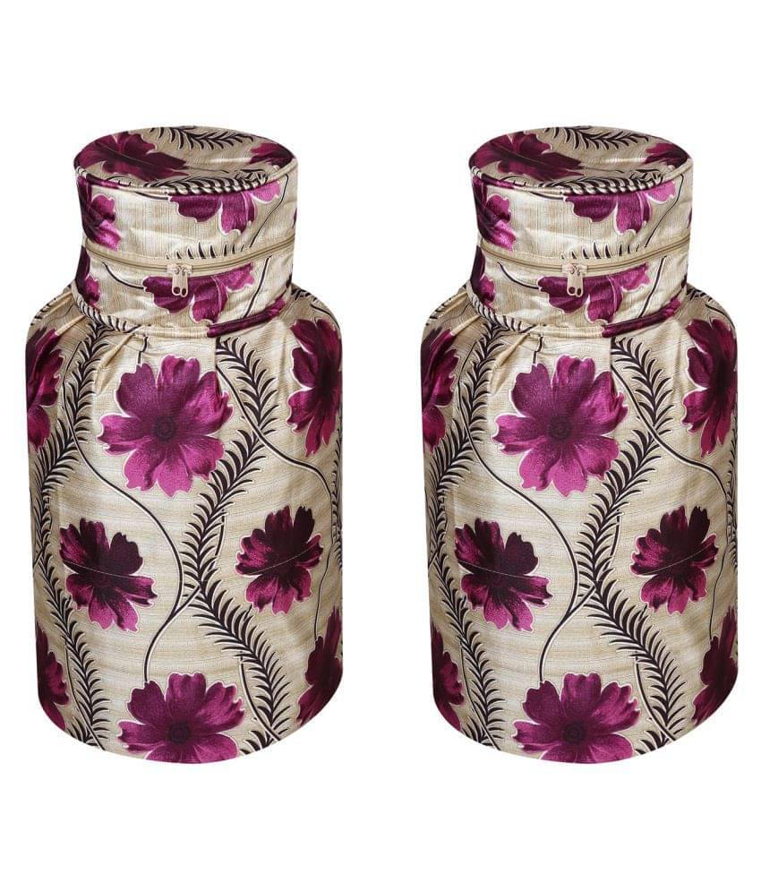     			E-Retailer Set of 2 Polyester Multi Cylinder Cover