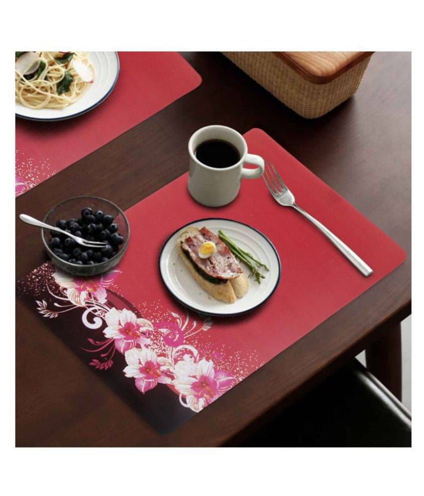 E-Retailer Set of 6 PVC Table Mats E-Retailer Set of 6 PVC Table Mats
