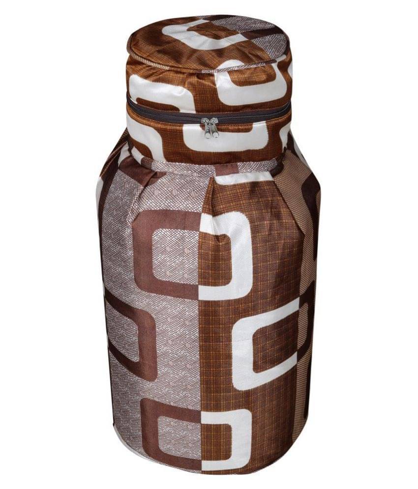     			E-Retailer Single Polyester Brown Cylinder Cover