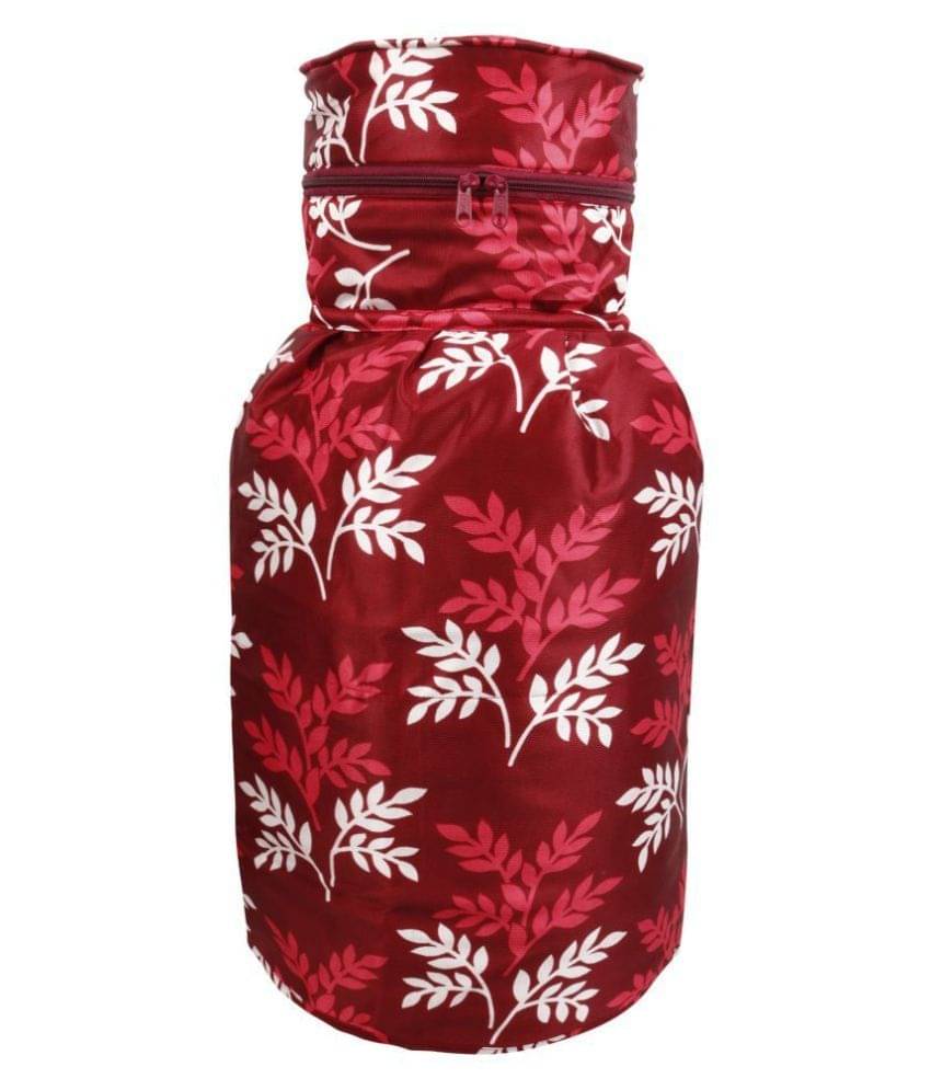 E-Retailer Single Polyester Maroon Cylinder Cover E-Retailer Single Polyester Maroon Cylinder Cover