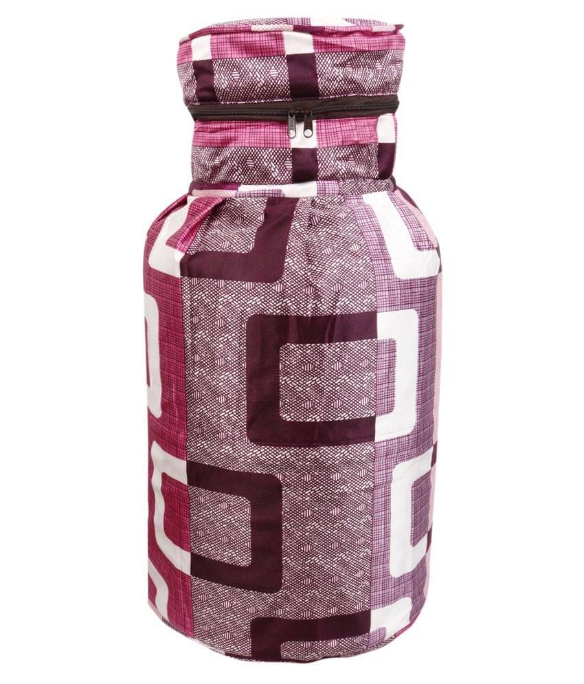 E-Retailer Single Polyester Purple Cylinder Cover E-Retailer Single Polyester Purple Cylinder Cover