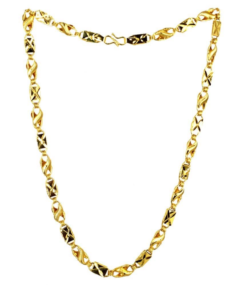 shankhraj mall Gold Plated Chain ( Set of 1 )