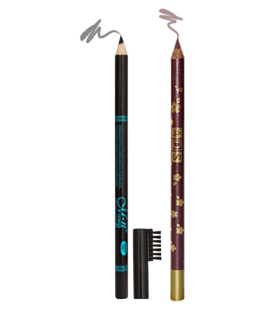     			Adbeni Combo Pack Eye Lipliner Ebro Pencil Pack of 2 Makeup Kit 100