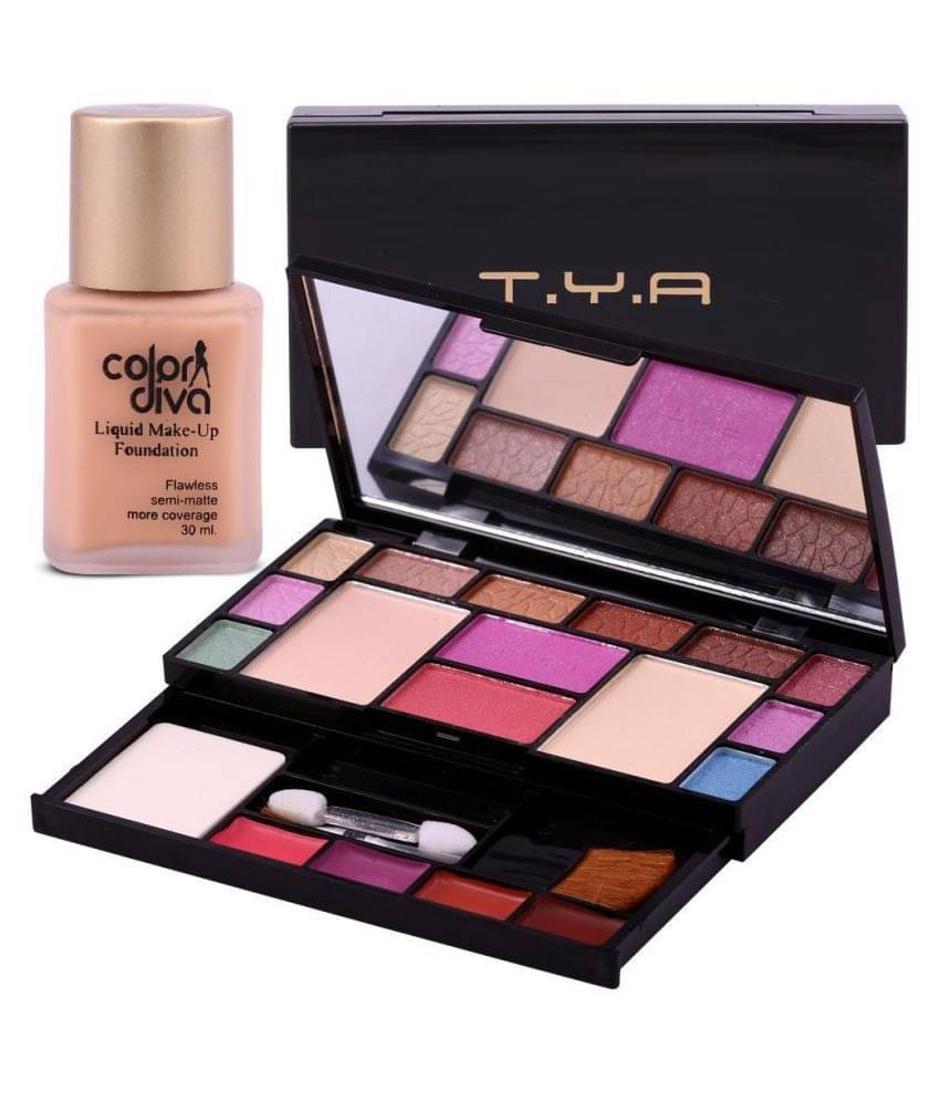     			Adbeni Festive Special Combo Pack With Makeup Palette & Frosted Foundation Makeup Kit 20