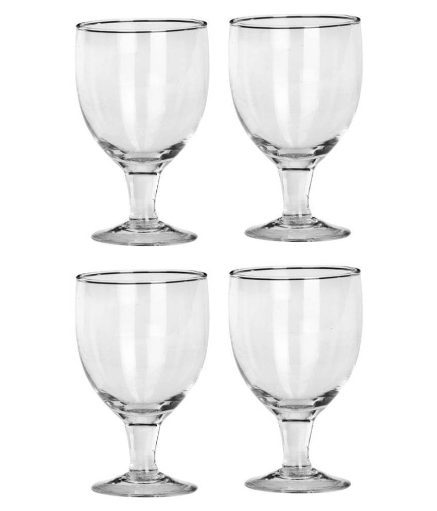     			Afast Glass Glasses, Transparent, Pack Of 4, 200 ml