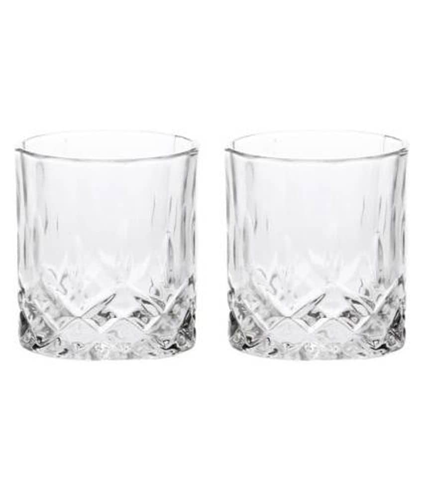Afast Whisky  Glasses Set,  200 ML - (Pack Of 2)