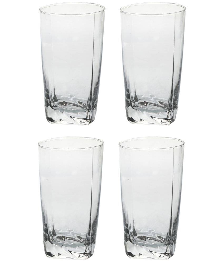     			Afast Glass Wine Glasses, Clear, Pack Of 4, 200 ml