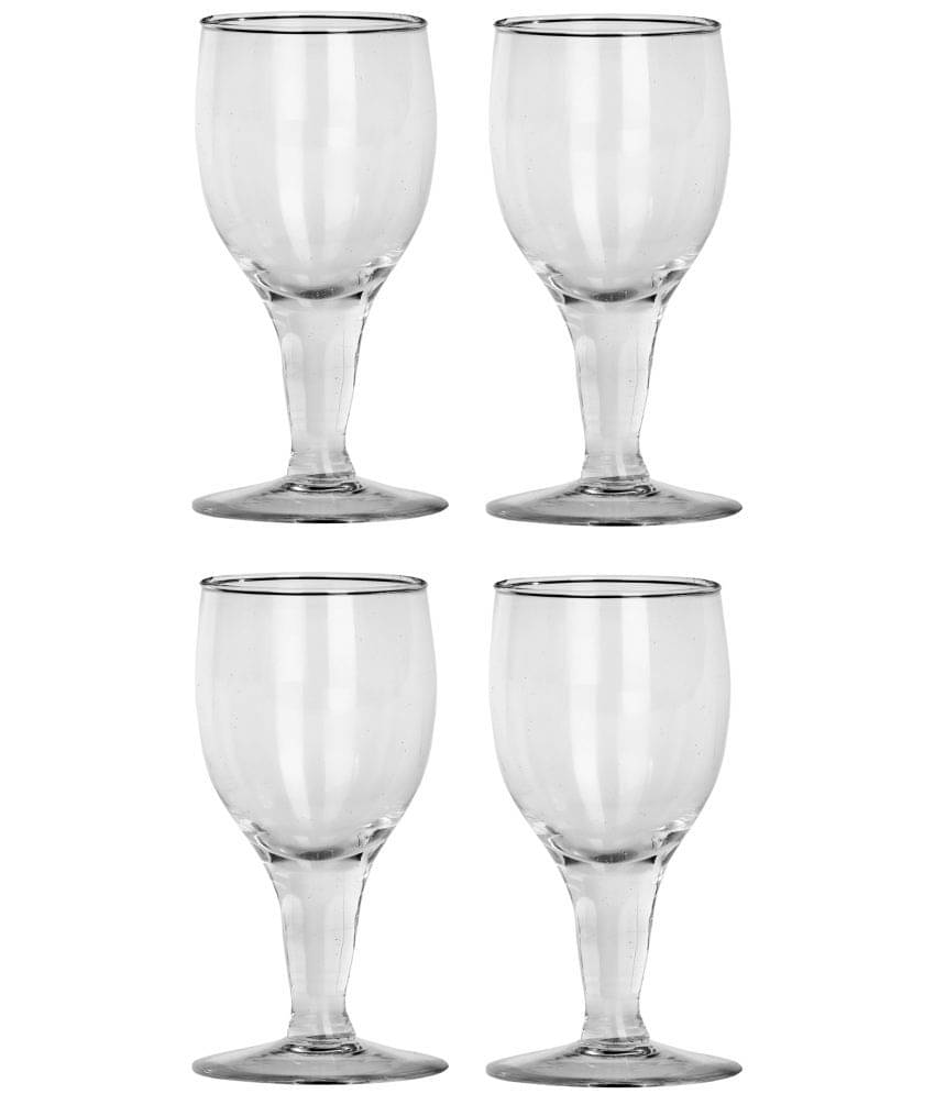     			Afast Glass Wine Glasses, Clear, Pack Of 4, 200 ml
