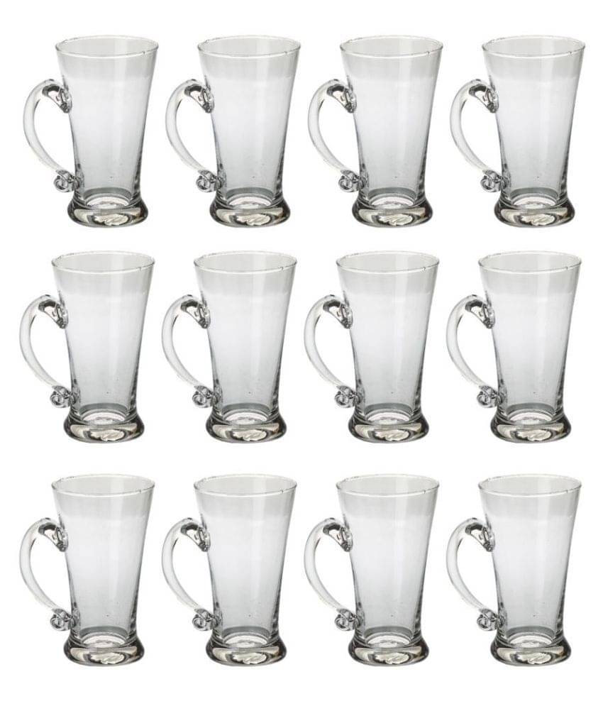     			Afast Glass Beer Glasses, Transparent, Pack Of 12, 250 ml