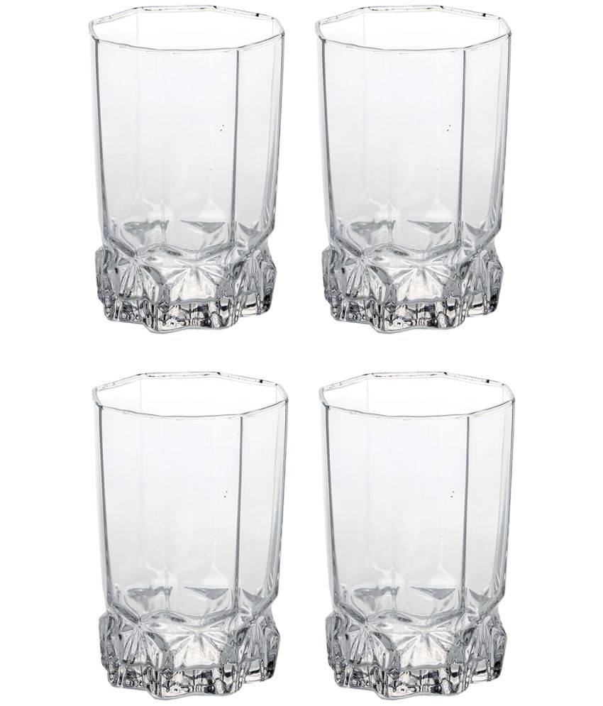     			Afast Glass Glasses, Clear, Pack Of 4, 280 ml