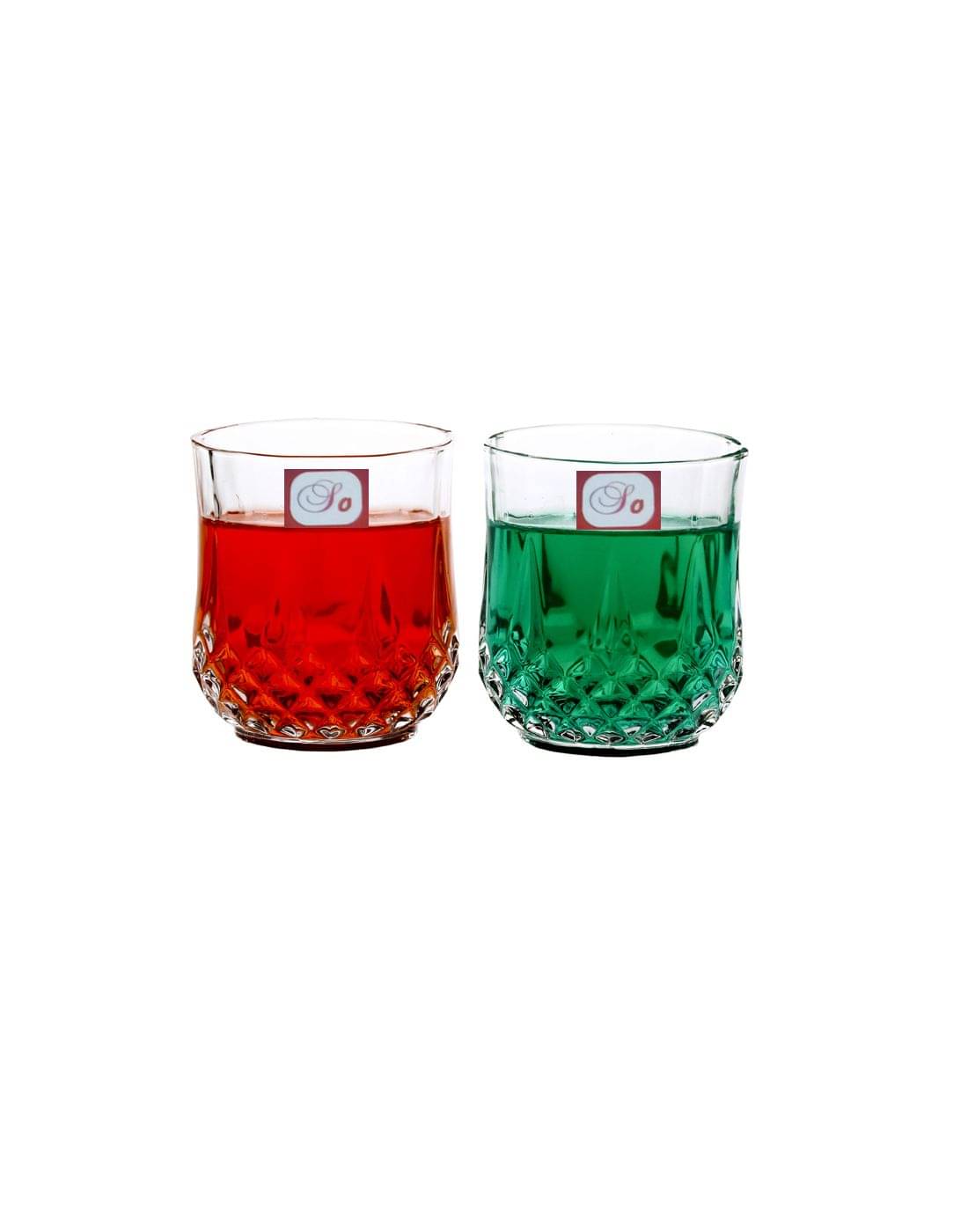     			Afast Glass Whisky Glasses, Clear, Pack Of 2, 180 ml