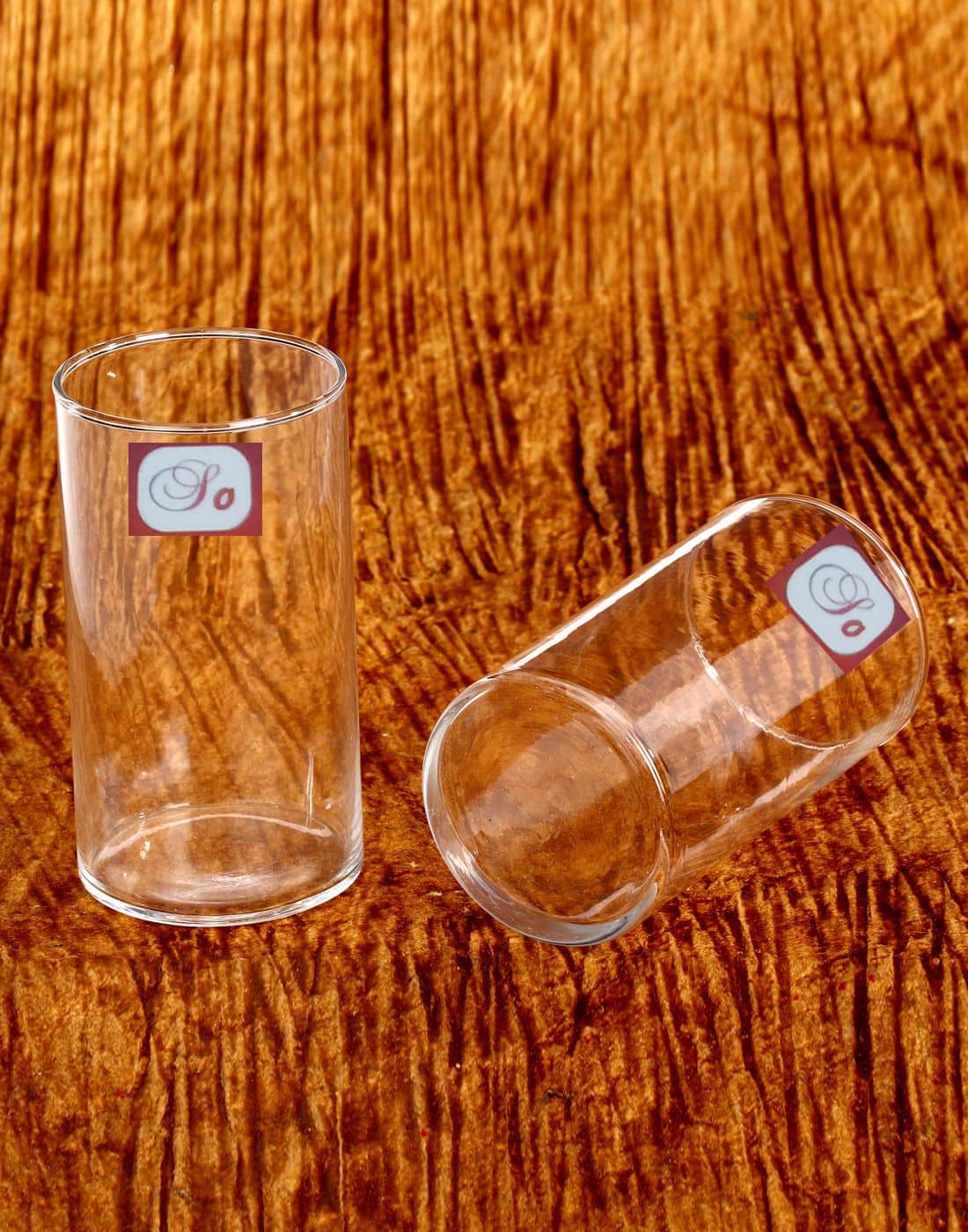 Afast Glass Wine Glasses, Clear, Pack Of 2, 250 ml