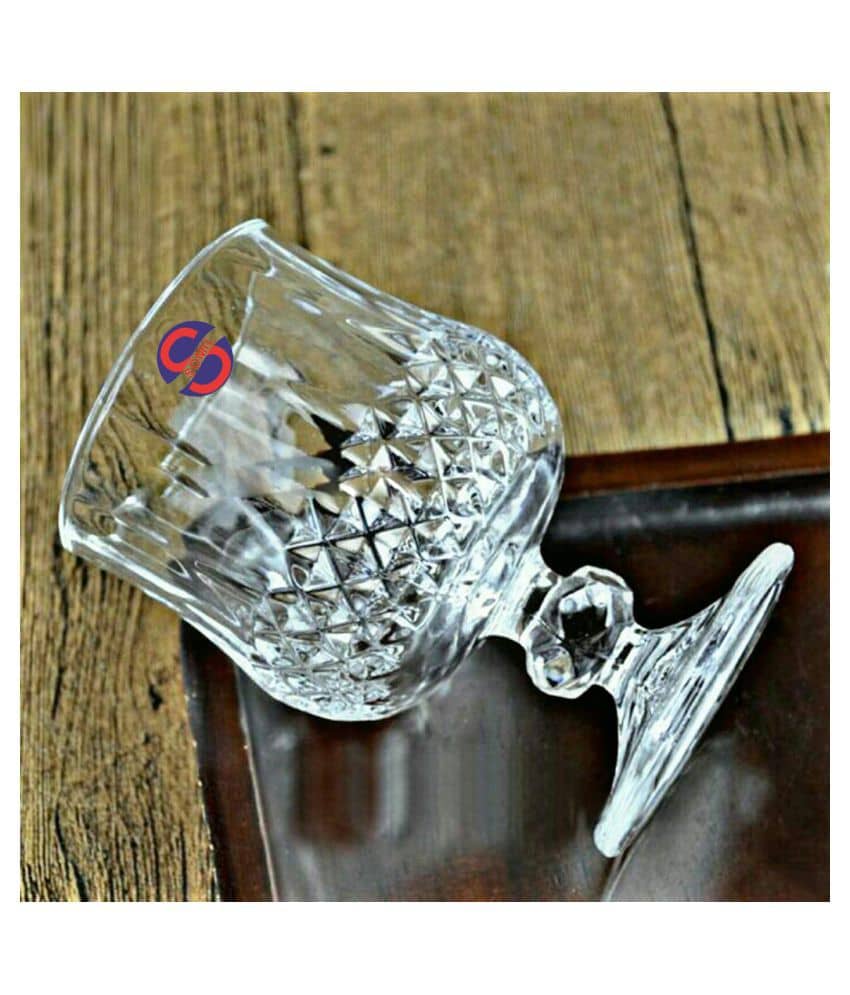 Price History of NVRA Italian Style Classic White or Red Wine Glasses Set  of 4 | 200ml Premium Crystal Clear Diamond Cut Brandy Glass | Perfect for  Cocktail, Mocktail, from Amazon 63_58293123