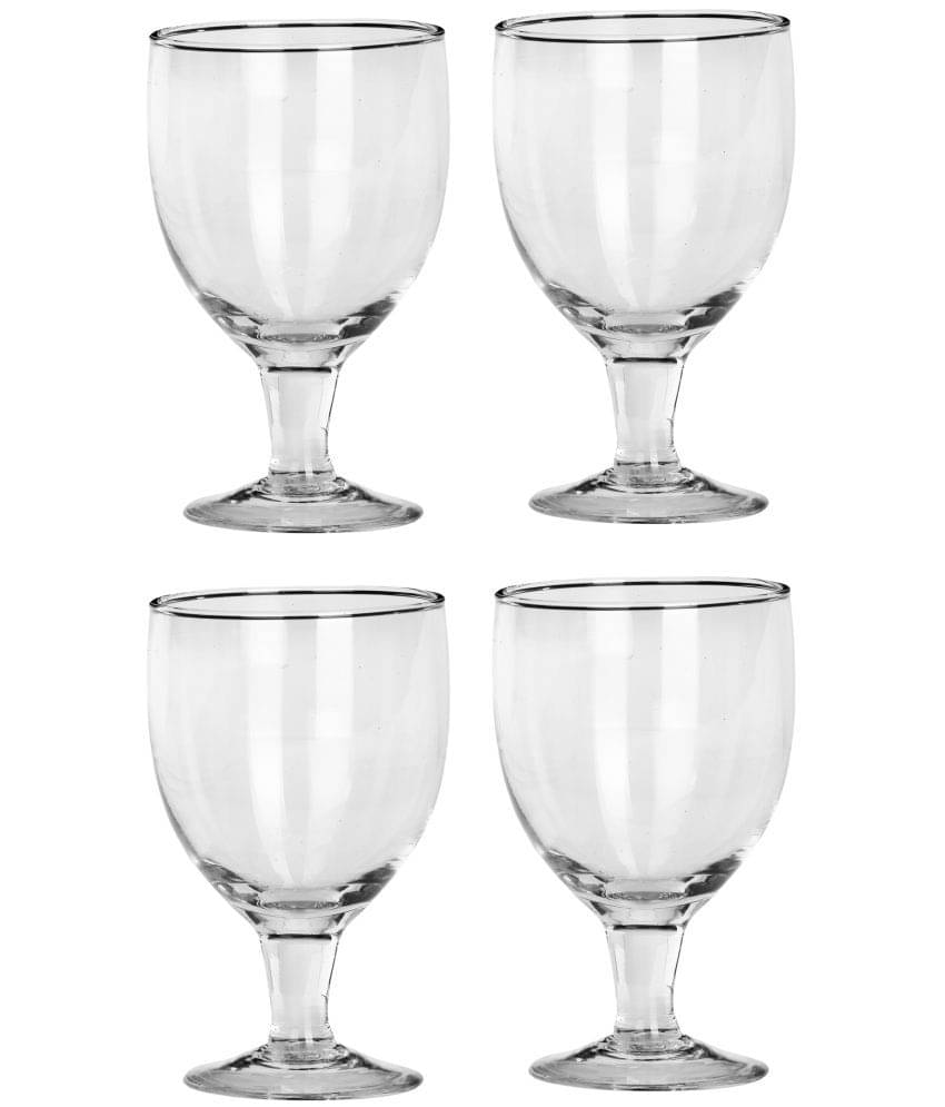     			Afast Glass Glasses, Transparent, Pack Of 4, 200 ml