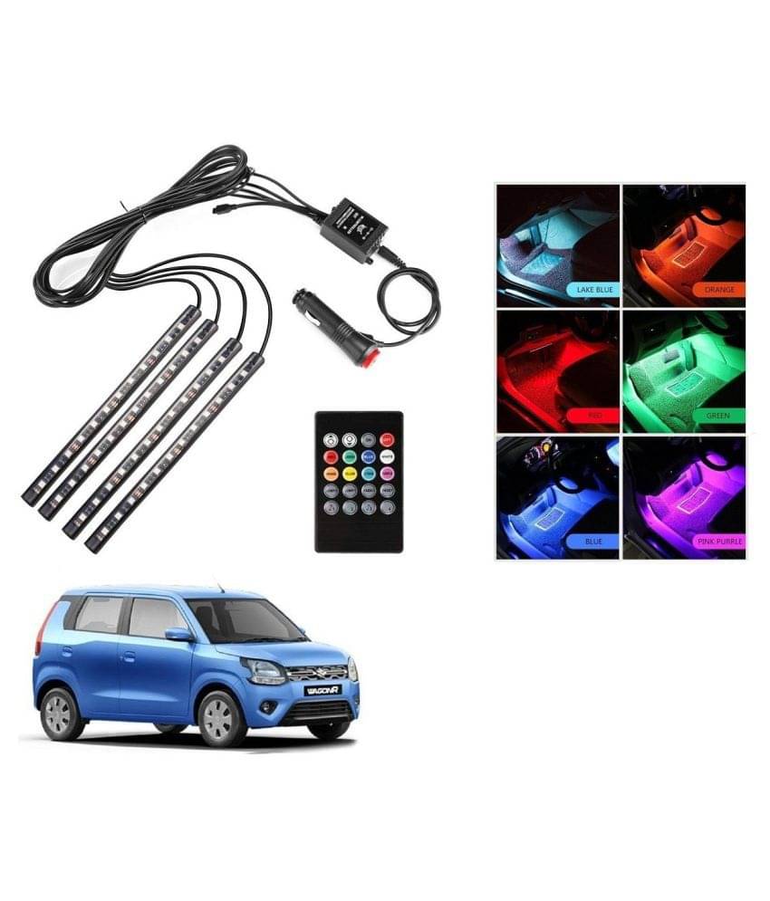 AutoRight Atmosphere Light LED Wireless Remote Music Controller Car Interior Strip Light Lamp Kit For Maruti Wagon R AutoRight Atmosphere Light LED Wireless Remote Music Controller Car Interior Strip Light Lamp Kit For Maruti Wagon R