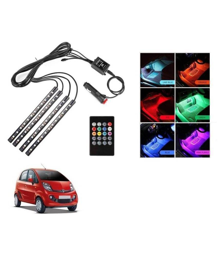 AutoRight Atmosphere Light LED Wireless Remote Music Controller Car Interior Strip Light Lamp Kit For Tata Nano AutoRight Atmosphere Light LED Wireless Remote Music Controller Car Interior Strip Light Lamp Kit For Tata Nano