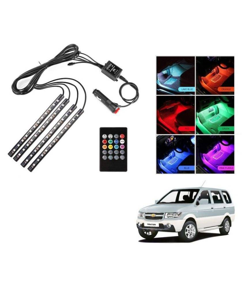 AutoRight Atmosphere Light LED Wireless Remote Music Controller Car Interior Strip Light Lamp Kit For Chevrolet Tavera AutoRight Atmosphere Light LED Wireless Remote Music Controller Car Interior Strip Light Lamp Kit For Chevrolet Tavera