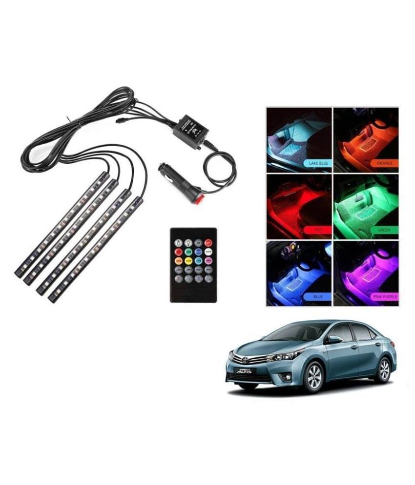 AutoRight Atmosphere Light LED Wireless Remote Music Controller Car Interior Strip Light Lamp Kit For Toyota Corolla Altis AutoRight Atmosphere Light LED Wireless Remote Music Controller Car Interior Strip Light Lamp Kit For Toyota Corolla Altis