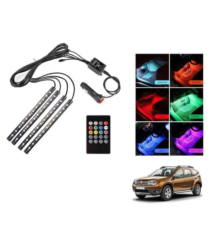 AutoRight Atmosphere Light LED Wireless Remote Music Controller Car Interior Strip Light Lamp Kit For Renault Duster AutoRight Atmosphere Light LED Wireless Remote Music Controller Car Interior Strip Light Lamp Kit For Renault Duster