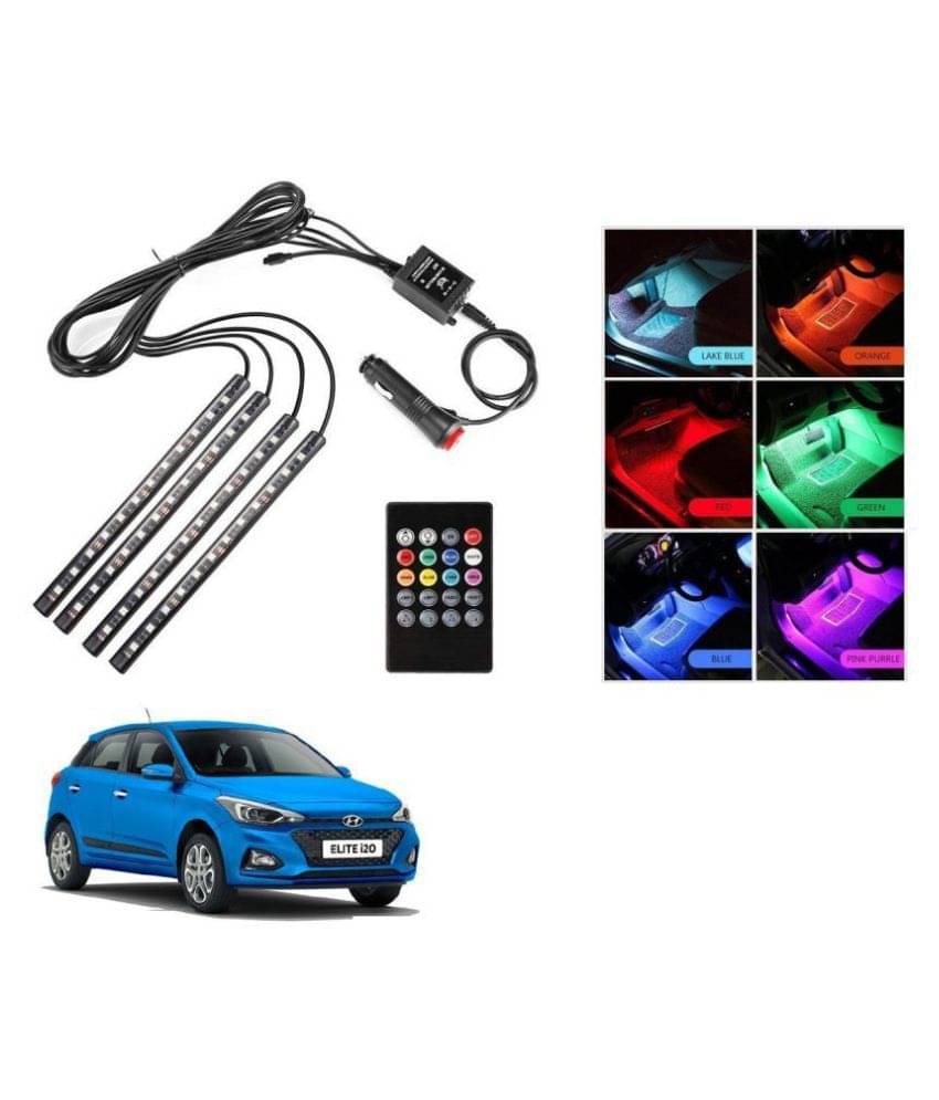 AutoRight Atmosphere Light LED Wireless Remote Music Controller Car Interior Strip Light Lamp Kit For Hyundai Elite I20 AutoRight Atmosphere Light LED Wireless Remote Music Controller Car Interior Strip Light Lamp Kit For Hyundai Elite I20