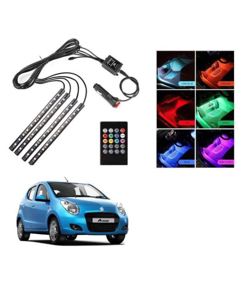 AutoRight Atmosphere Light LED Wireless Remote Music Controller Car Interior Strip Light Lamp Kit For Maruti A-Star AutoRight Atmosphere Light LED Wireless Remote Music Controller Car Interior Strip Light Lamp Kit For Maruti A-Star