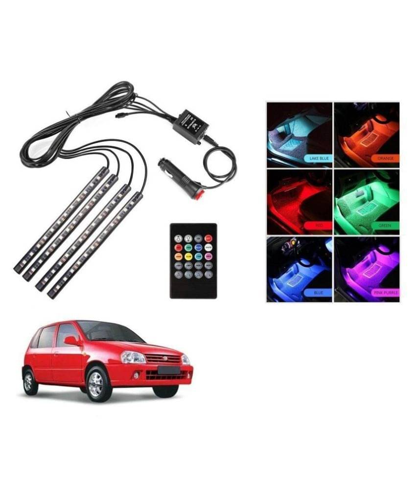 AutoRight Atmosphere Light LED Wireless Remote Music Controller Car Interior Strip Light Lamp Kit For Maruti Zen AutoRight Atmosphere Light LED Wireless Remote Music Controller Car Interior Strip Light Lamp Kit For Maruti Zen