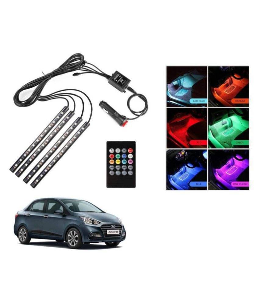 AutoRight Atmosphere Light LED Wireless Remote Music Controller Car Interior Strip Light Lamp Kit For Hyundai Xcent AutoRight Atmosphere Light LED Wireless Remote Music Controller Car Interior Strip Light Lamp Kit For Hyundai Xcent