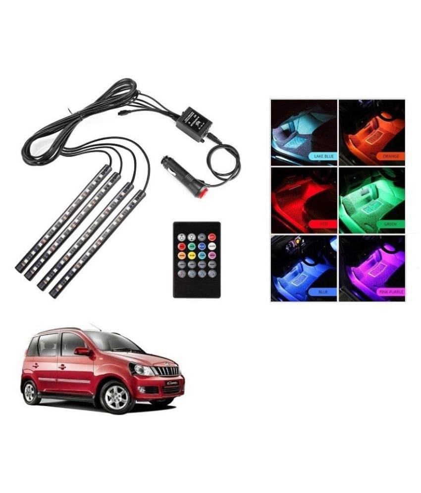 AutoRight Atmosphere Light LED Wireless Remote Music Controller Car Interior Strip Light Lamp Kit For Mahindra Quanto AutoRight Atmosphere Light LED Wireless Remote Music Controller Car Interior Strip Light Lamp Kit For Mahindra Quanto