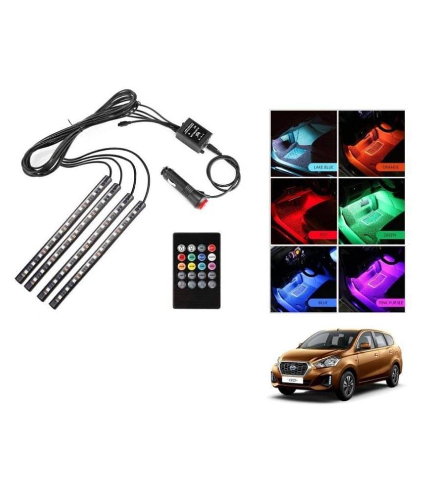 AutoRight Atmosphere Light LED Wireless Remote Music Controller Car Interior Strip Light Lamp Kit For Datsun Go+ AutoRight Atmosphere Light LED Wireless Remote Music Controller Car Interior Strip Light Lamp Kit For Datsun Go+