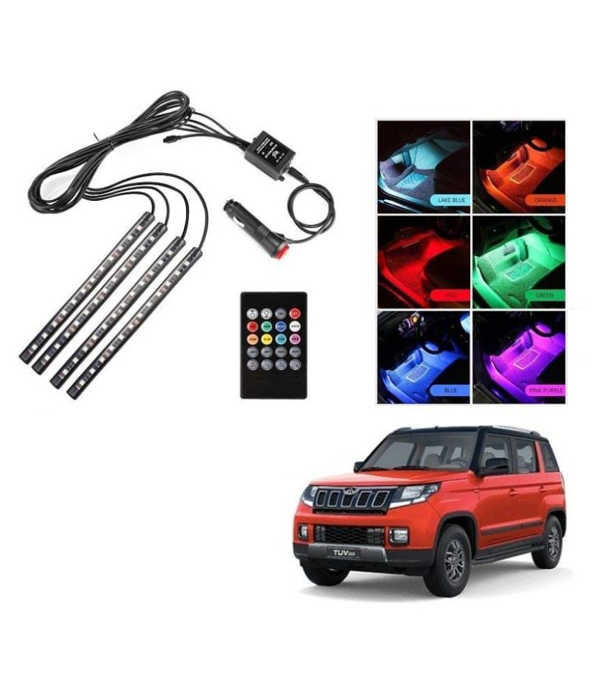 AutoRight Atmosphere Light LED Wireless Remote Music Controller Car Interior Strip Light Lamp Kit For Mahindra TUV300 AutoRight Atmosphere Light LED Wireless Remote Music Controller Car Interior Strip Light Lamp Kit For Mahindra TUV300