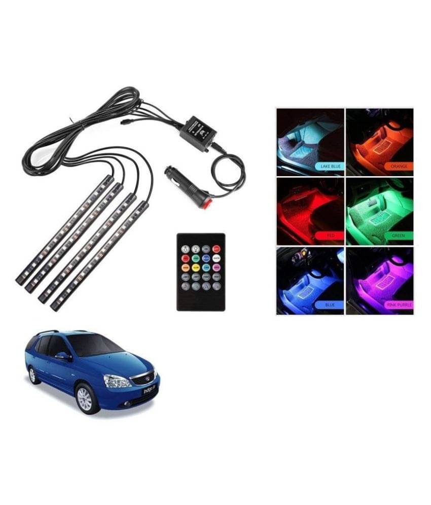 AutoRight Atmosphere Light LED Wireless Remote Music Controller Car Interior Strip Light Lamp Kit For Tata Indigo Marina AutoRight Atmosphere Light LED Wireless Remote Music Controller Car Interior Strip Light Lamp Kit For Tata Indigo Marina