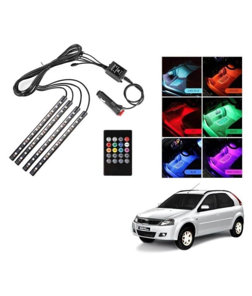 AutoRight Atmosphere Light LED Wireless Remote Music Controller Car Interior Strip Light Lamp Kit For Mahindra Verito Vibe AutoRight Atmosphere Light LED Wireless Remote Music Controller Car Interior Strip Light Lamp Kit For Mahindra Verito Vibe