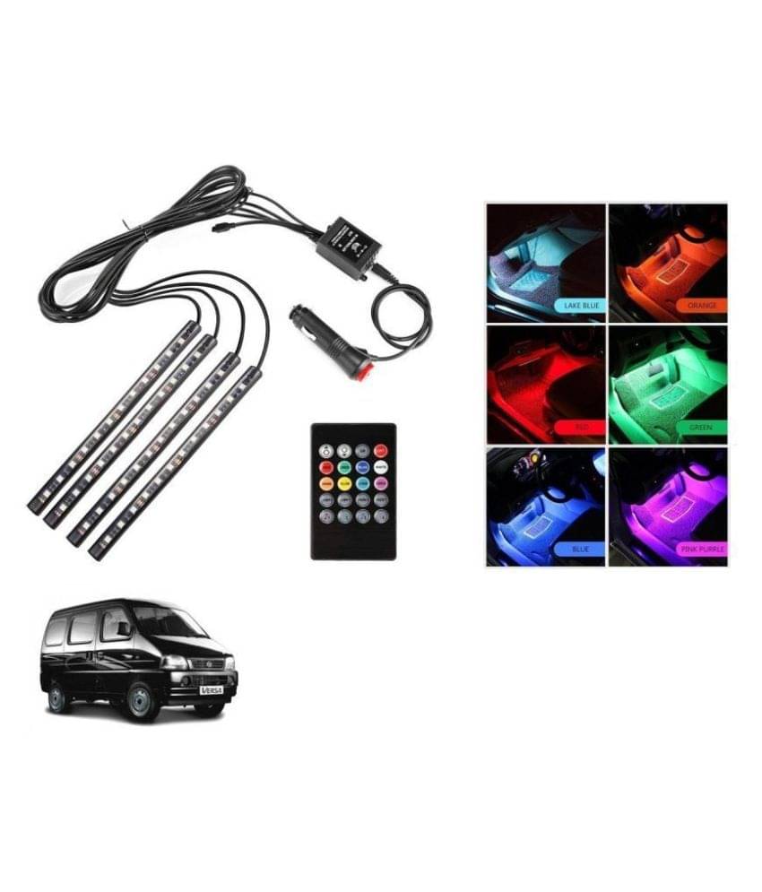 AutoRight Atmosphere Light LED Wireless Remote Music Controller Car Interior Strip Light Lamp Kit For Maruti Versa AutoRight Atmosphere Light LED Wireless Remote Music Controller Car Interior Strip Light Lamp Kit For Maruti Versa