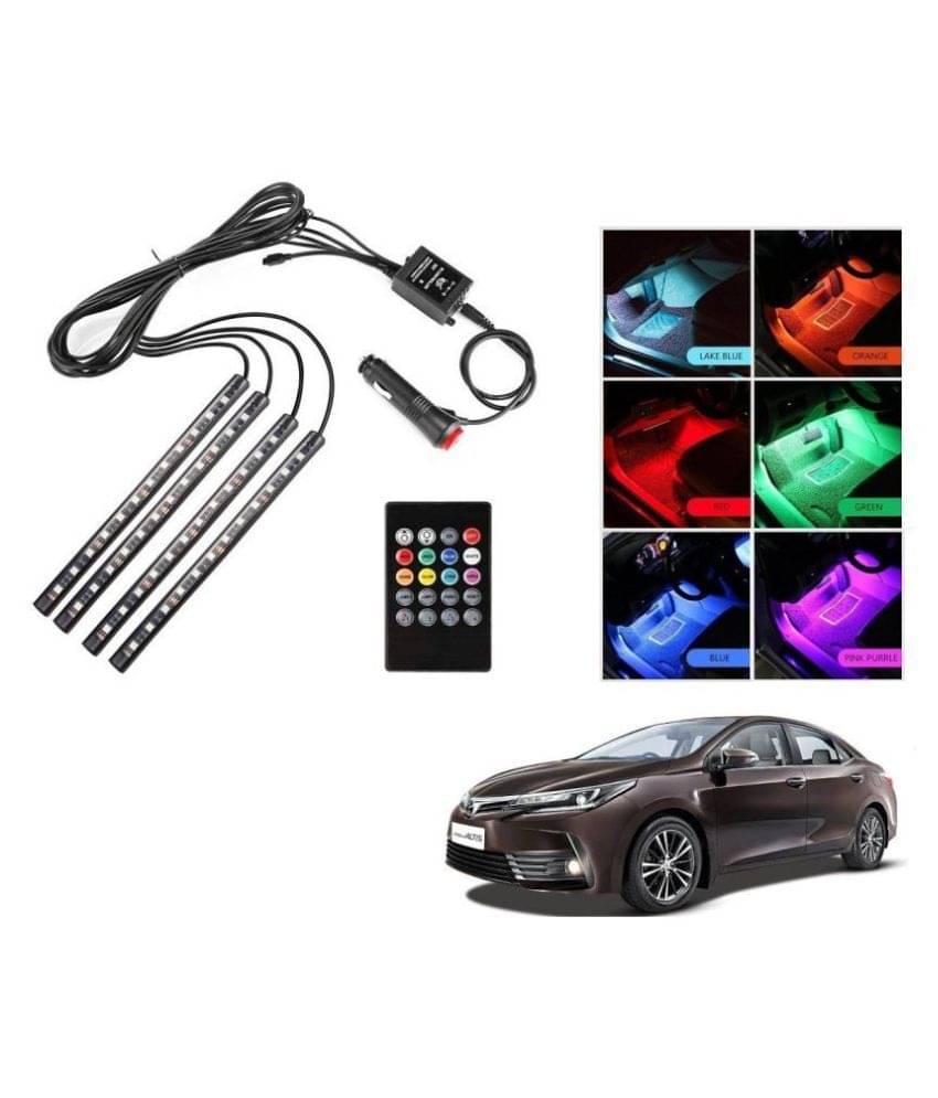 AutoRight Atmosphere Light LED Wireless Remote Music Controller Car Interior Strip Light Lamp Kit For Toyota Altis AutoRight Atmosphere Light LED Wireless Remote Music Controller Car Interior Strip Light Lamp Kit For Toyota Altis
