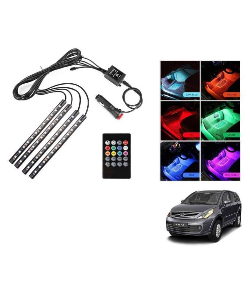 AutoRight Atmosphere Light LED Wireless Remote Music Controller Car Interior Strip Light Lamp Kit For Tata Aria AutoRight Atmosphere Light LED Wireless Remote Music Controller Car Interior Strip Light Lamp Kit For Tata Aria