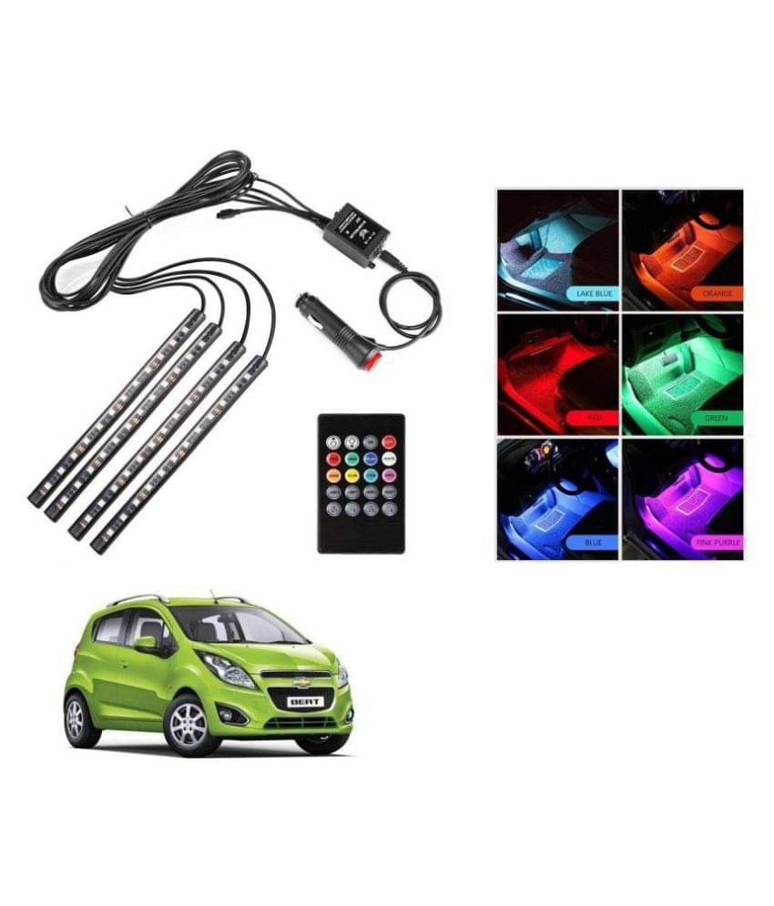 AutoRight Atmosphere Light LED Wireless Remote Music Controller Car Interior Strip Light Lamp Kit For Chevrolet Beat AutoRight Atmosphere Light LED Wireless Remote Music Controller Car Interior Strip Light Lamp Kit For Chevrolet Beat