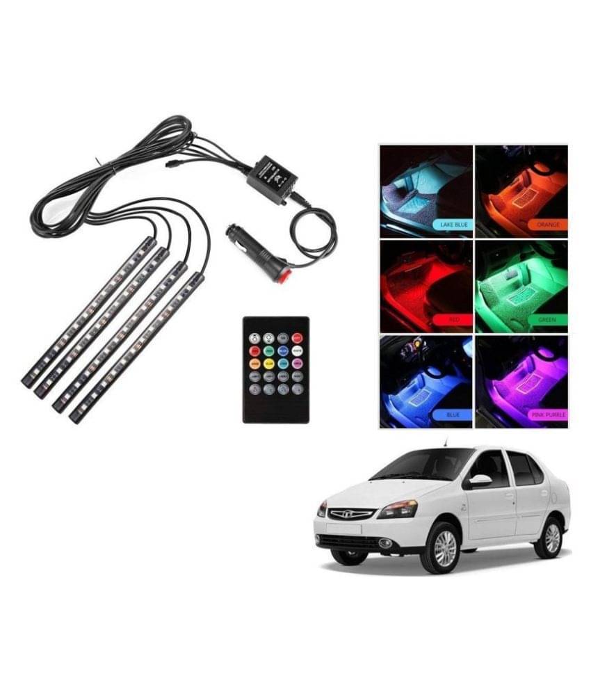 AutoRight Atmosphere Light LED Wireless Remote Music Controller Car Interior Strip Light Lamp Kit For Tata Indigo AutoRight Atmosphere Light LED Wireless Remote Music Controller Car Interior Strip Light Lamp Kit For Tata Indigo