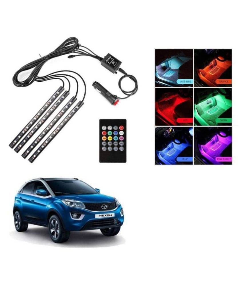 AutoRight Atmosphere Light LED Wireless Remote Music Controller Car Interior Strip Light Lamp Kit For Tata Nexon AutoRight Atmosphere Light LED Wireless Remote Music Controller Car Interior Strip Light Lamp Kit For Tata Nexon