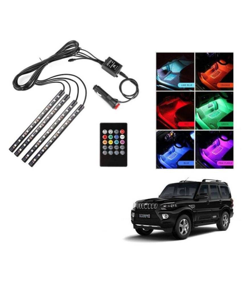 AutoRight Atmosphere Light LED Wireless Remote Music Controller Car Interior Strip Light Lamp Kit For Mahindra Scorpio AutoRight Atmosphere Light LED Wireless Remote Music Controller Car Interior Strip Light Lamp Kit For Mahindra Scorpio
