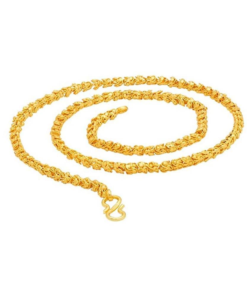 shankhraj mall Gold Plated Chain ( Set of 1 )