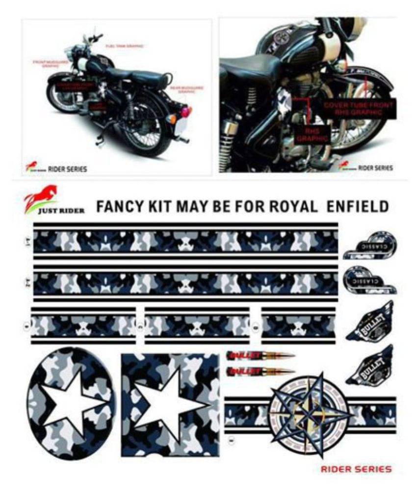     			Just Rider Royal Enfield Bullet In Car Sticker