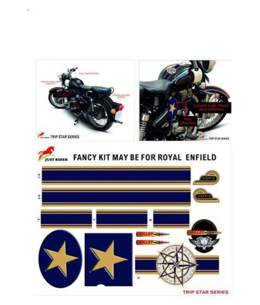     			Just Rider Royal Enfield Bullet In Car Sticker