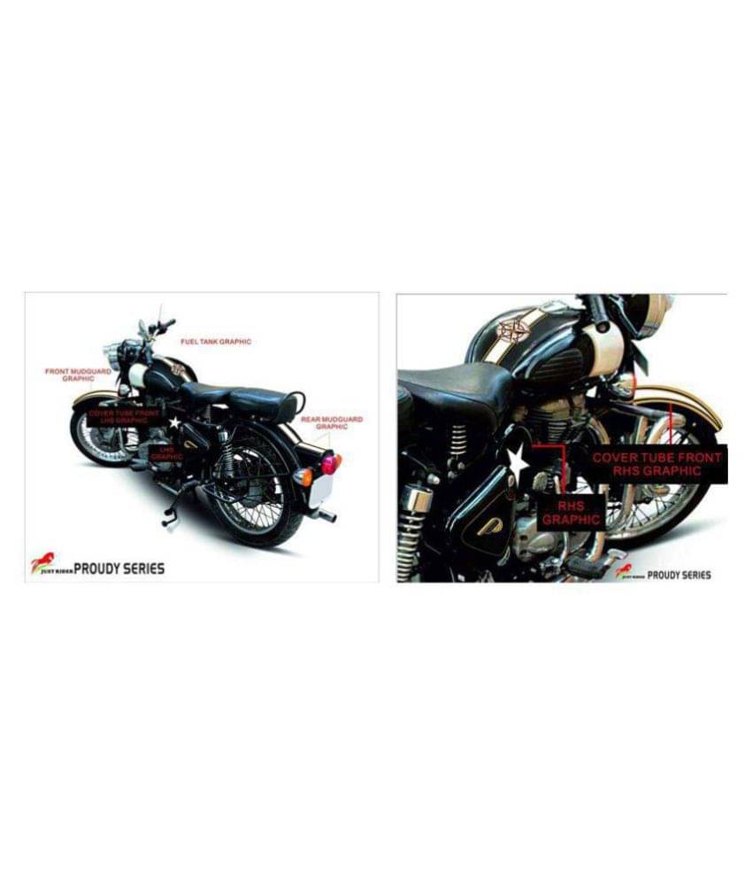     			Just Rider Royal Enfield Bullet In Car Sticker